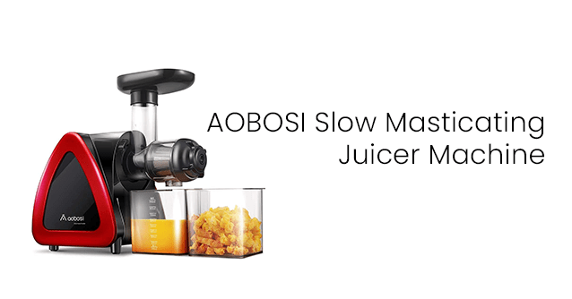 AOBOSI Slow Masticating Juicer Machine